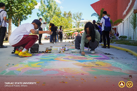 TSUian artists join campus-based Chalk Art competition