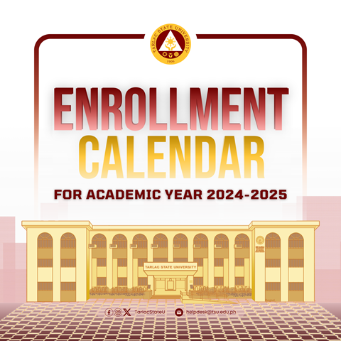 Enrollment Calendar for Academic Year 2024-2025